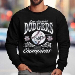 Los Angeles Dodgers '47 2025 National League Champions Franklin Shirt 3 Los Angeles Dodgers National League Champions Franklin Sweatshirt