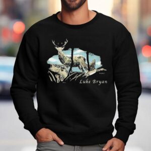 Luke Bryan Deer Fish Mallard Fores Sweatshirt