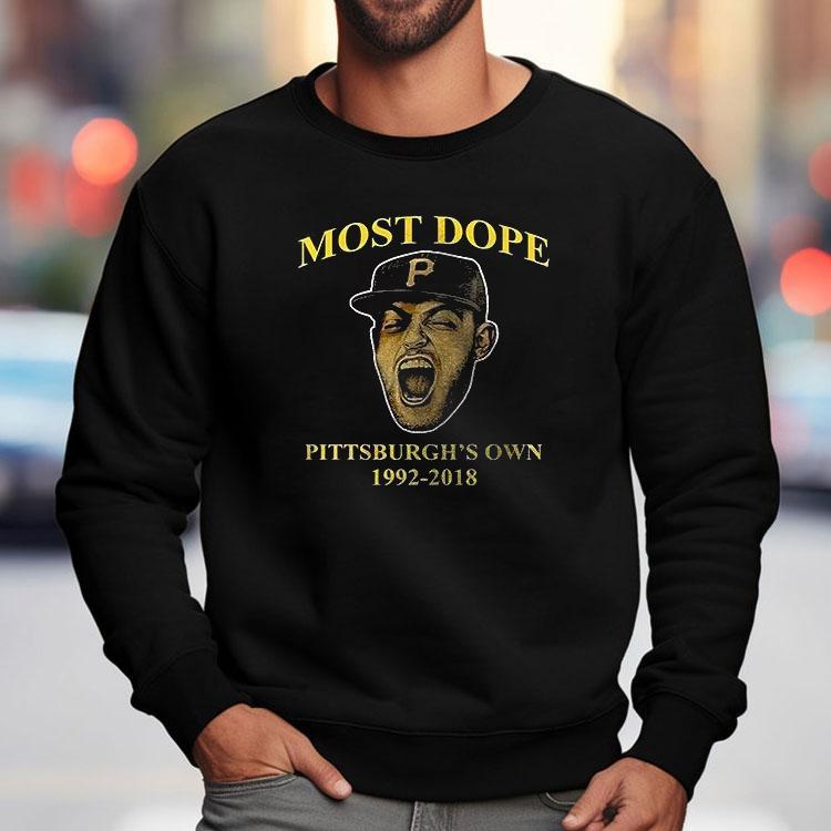 Mac Miller X Pittsburgh Pirates Most Dope 2025 Graphic Shirt Mac Miller X Pittsburgh Pirates Most Dope 2025 Graphic Shirt