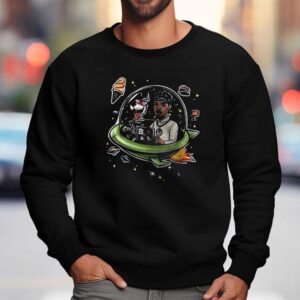 Metro Boomin A Futuristic Summa Airbrush Cartoon Sweatshirt