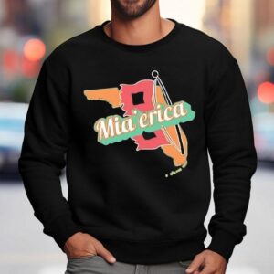 Mia Erica Map Of Dominica Sweatshirt