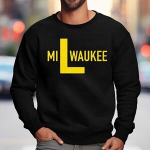 Milwaukee Brewers L Logo Shirt 3 Milwaukee Brewers L Logo Sweatshirt