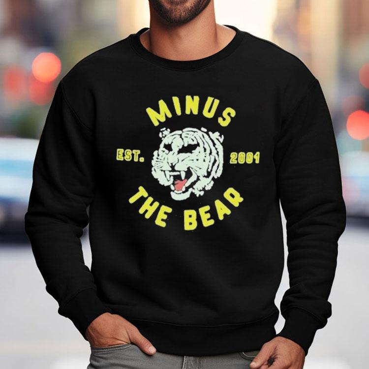 Minus The Bear Est. 2001 Tiger Shirt Minus The Bear Est. 2001 Tiger Shirt