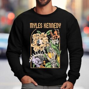 Myles Kennedy Flowers Skeleton Hand Eye Shirt 3 Myles Kennedy Flowers Skeleton Hand Eye Sweatshirt