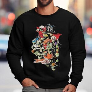 Nage Mutant Ninja Turtles Halloween Monsters Sweatshirt