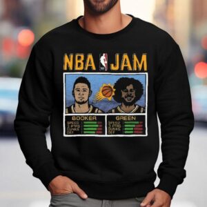 Nba Jam Suns Booker And Green Shirt 3 Nba Jam Suns Booker And Green Sweatshirt