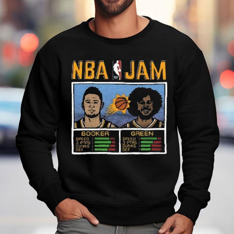 Nba Jam Suns Booker And Green Shirt Nba Jam Suns Booker And Green Shirt