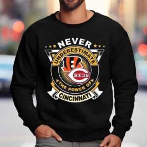Never Underestimate The Power Of Cincinnati City Sports Beagles And Reds Shirt 3 Never Underestimate The Power Of Cincinnati City Sports Beagles And Reds Sweatshirt