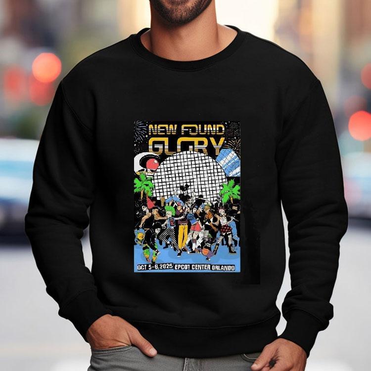 New Found Glory Epcot Center Orlando Fl October 5-6 2025 Shirt New Found Glory Epcot Center Orlando Fl October 5-6 2025 Shirt