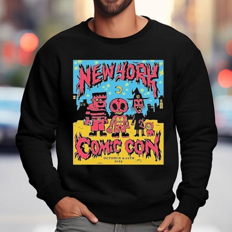 New York Comic Con Nycc 2025 Trick Or Treaters Halloween Shirt New York Comic Con Nycc 2025 Trick Or Treaters Halloween Shirt