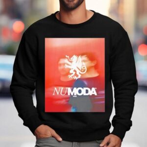 Numoda Red Blurred Sweatshirt