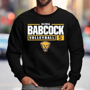 Olivia Babcock Volleyball Player Pitt Panthers Logo Shirt 3 Olivia Babcock Volleyball Player Pitt Panthers Logo Sweatshirt