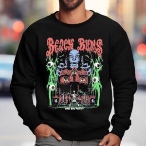 One Big Party X Beach Bums Haunted Skeleton Shirt 3 One Big Party X Beach Bums Haunted Skeleton Sweatshirt