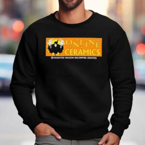 Online Ceramics Spirit Haunted Wagon Incorpse Orated Halloween Sweatshirt