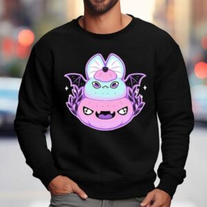Pastel Goth Bat Halloween Sweatshirt