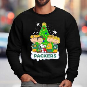 Peanuts Characters X Green Bay Packers Chrismas Shirt 3 Peanuts Characters X Green Bay Packers Chrismas Sweatshirt