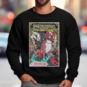 Pigeons Playing Ping Pong October Boston Ma Sweatshirt