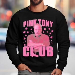 Pink Tony Club Graphic Shirt 3 Pink Tony Club Graphic Sweatshirt