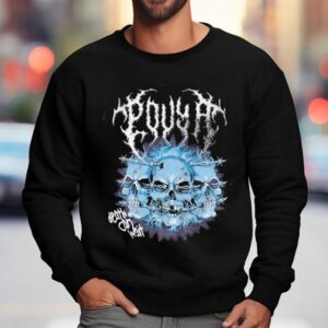 Pouya Death Can Wait Skulls Shirt 3 Pouya Death Can Wait Skulls Sweatshirt