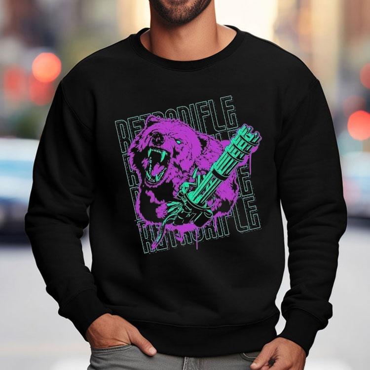 Retro Rifle Bear Arms Shirt Retro Rifle Bear Arms Shirt