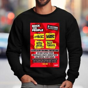 Rock For People Park Hradec Kralove Event June Sweatshirt