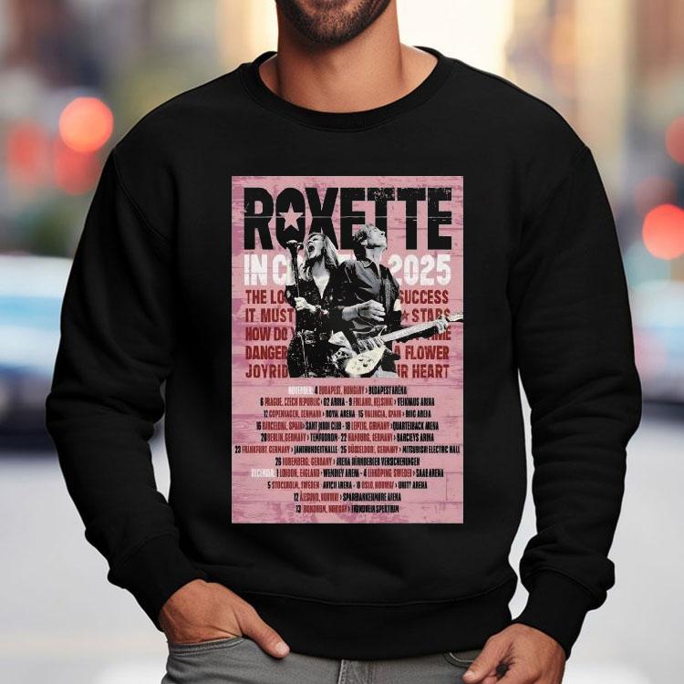 Roxette In Concert November And December 2025 Shirt Roxette In Concert November And December 2025 Shirt