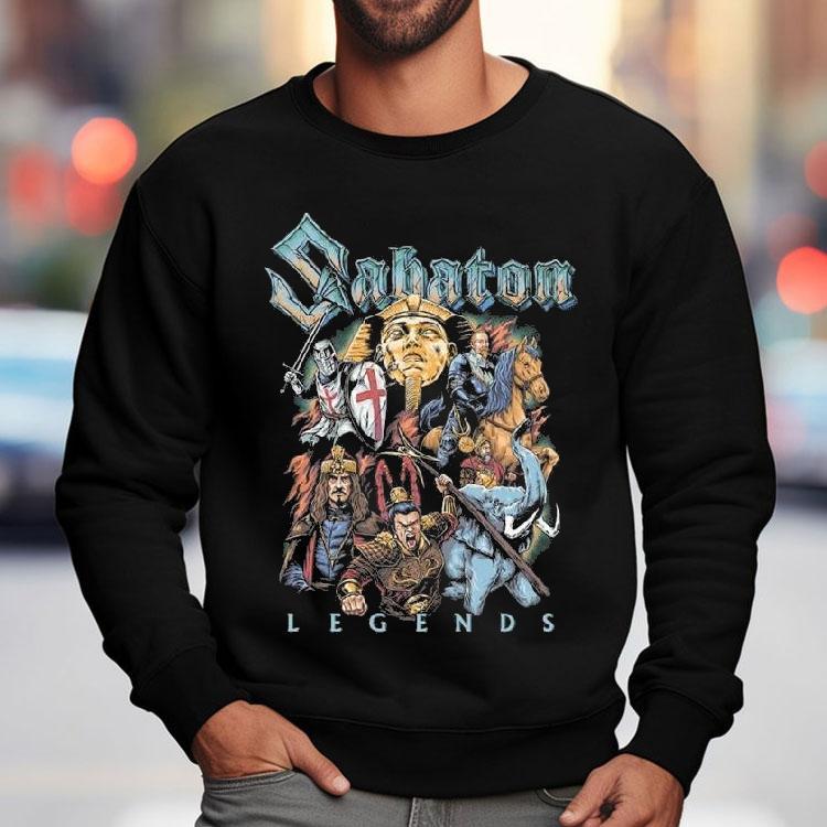 Sabaton Vault Of Legends Blue Shirt Sabaton Vault Of Legends Blue Shirt