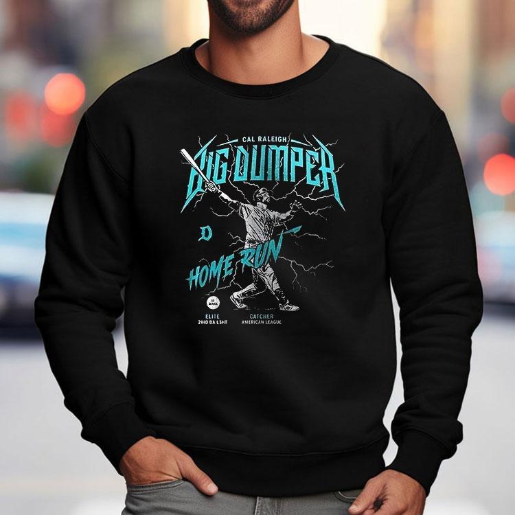 Seattle Mariners Cal Raleigh The Big Dumper Home Run Art Shirt Seattle Mariners Cal Raleigh The Big Dumper Home Run Art Shirt