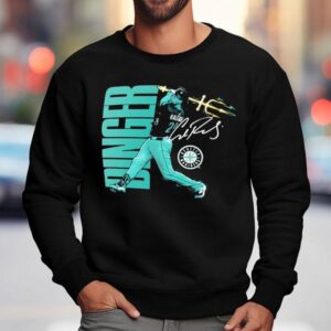 Seattle Mariners Cal Raleigh Trident Swing Signature Shirt 3 Seattle Mariners Cal Raleigh Trident Swing Signature Sweatshirt