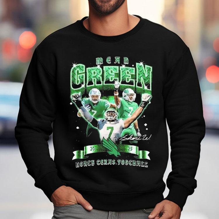 Shane Whitter North Texas Mean Green Football Ncaa Retro 90s Signature Shirt Shane Whitter North Texas Mean Green Football Ncaa Retro 90s Signature Shirt