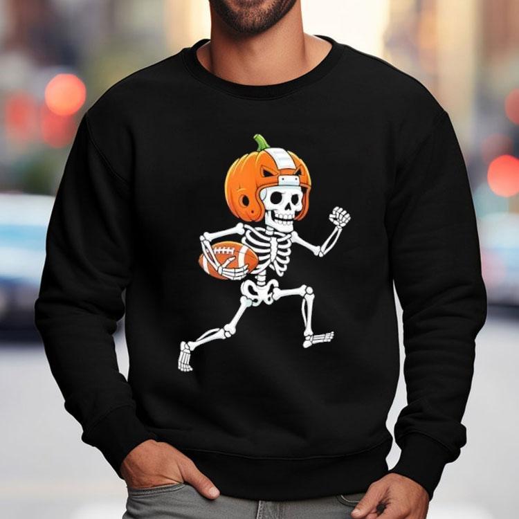 Skeleton American Football Player Spooky Sports Shirt Skeleton American Football Player Spooky Sports Shirt