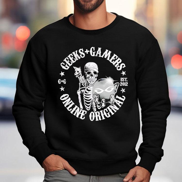 Skeleton Geeks Gamers Online Original Est 2012 Shirt Skeleton Geeks Gamers Online Original Est 2012 Shirt