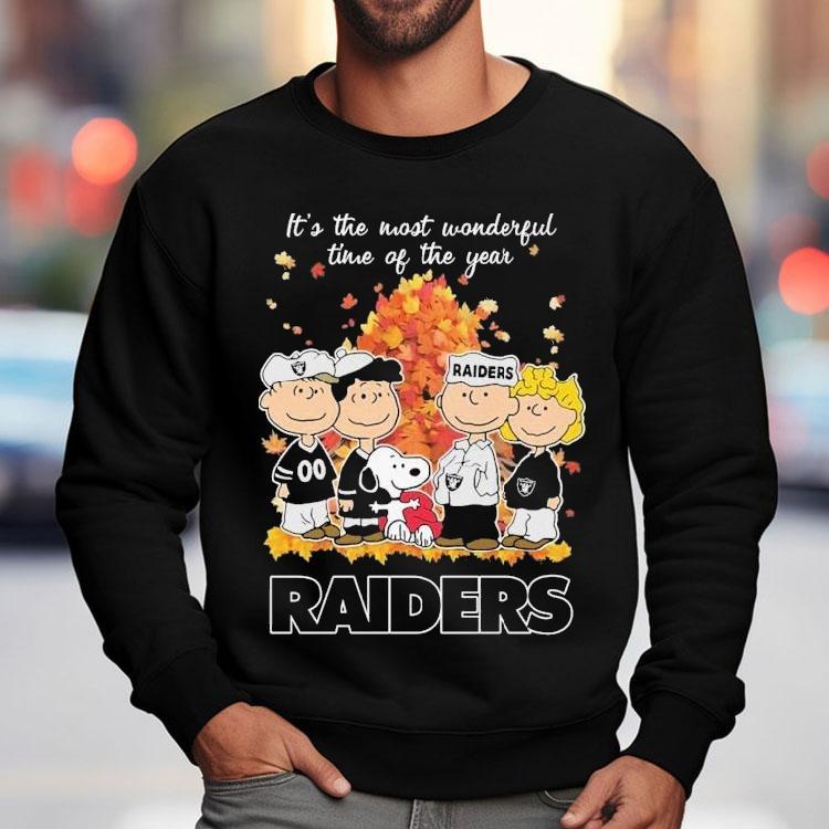 Snoopy The Peanuts Las Vegas Raiders It’s The Most Wonderful Time Of The Year Shirt Snoopy The Peanuts Las Vegas Raiders It’s The Most Wonderful Time Of The Year Shirt