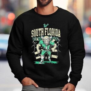 South Florida Bulls Football Mascot Shirt 3 South Florida Bulls Football Masco Sweatshirt