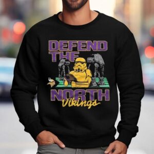 Star Wars Dark Side X Minnesota Vikings Defend The North Vikings Sweatshirt