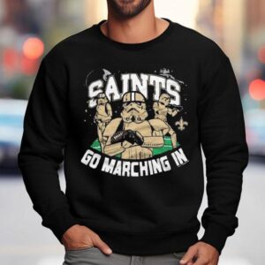 Star Wars Dark Side X New Orleans Saints Go Marching In Shirt 3 Star Wars Dark Side X New Orleans Saints Go Marching In Sweatshirt