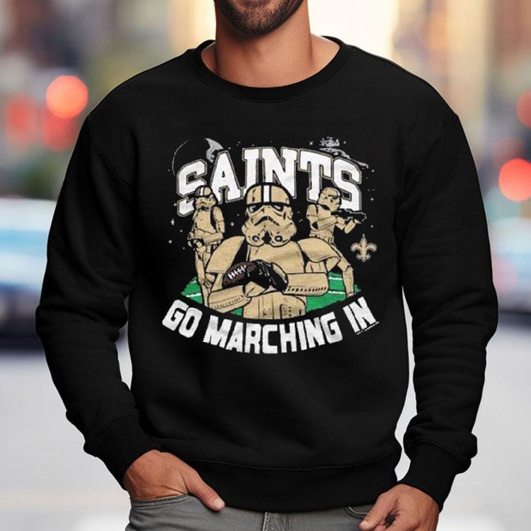 Star Wars Dark Side X New Orleans Saints Go Marching In Shirt Star Wars Dark Side X New Orleans Saints Go Marching In Shirt