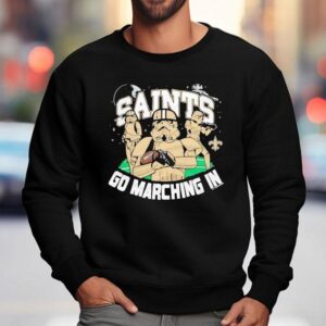Star Wars X New Orleans Saints Stormtrooper Go Marching In Shirt 3 Star Wars X New Orleans Saints Stormtrooper Go Marching In Sweatshirt