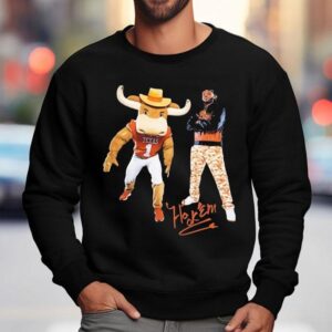Texas Longhorns Bevo Hook Em Horns Shirt 3 Texas Longhorns Bevo Hook Em Horns Sweatshirt