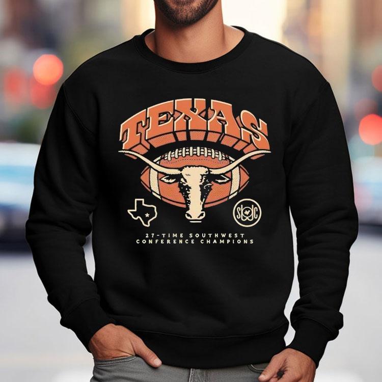 Texas Longhorns Homefield Bevo Time Southwest Conference Champions Shirt Texas Longhorns Homefield Bevo Time Southwest Conference Champions Shirt