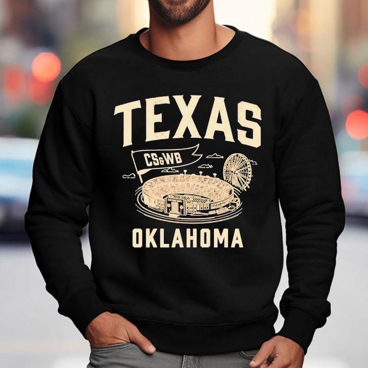 Texas Longhorns Vs Oklahoma Sooners Cs And Wb Stadium Shirt Texas Longhorns Vs Oklahoma Sooners Cs And Wb Stadium Shirt