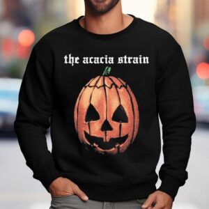 The Acacia Strain Pumpkin Mask 2025 Shirt 3 The Acacia Strain Pumpkin Mask Sweatshirt