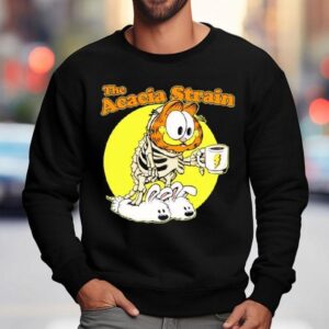 The Acacia Strain Skeleton Cat Coffee Shirt 3 The Acacia Strain Skeleton Cat Coffee Sweatshirt