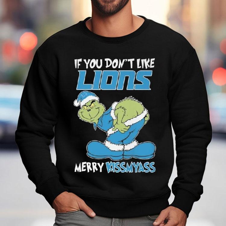 The Grinch If You Don’t Like Detroit Lions Merry Kissmyass 2025 Shirt The Grinch If You Don’t Like Detroit Lions Merry Kissmyass 2025 Shirt