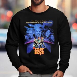 The Lost Boys Sleep All Day Party All Night Never Grow Old Never Die It S Fun To Be A Vampire Squad Sweatshirt