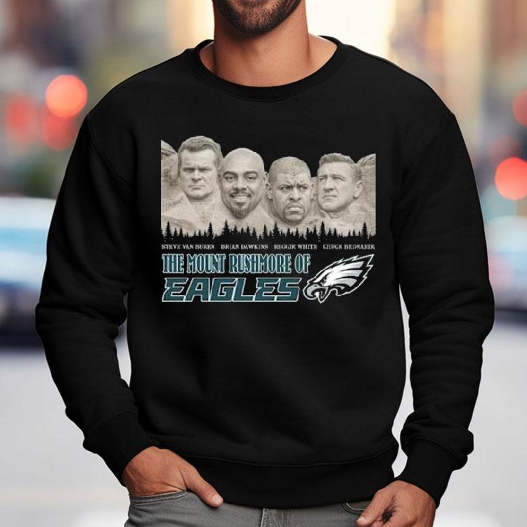 The Mount Rushmore Of Philadelphia Eagles Legends 2025 Shirt The Mount Rushmore Of Philadelphia Eagles Legends 2025 Shirt