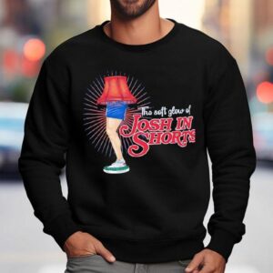 The Soft Glow Of John In Shorts Sweatshirt