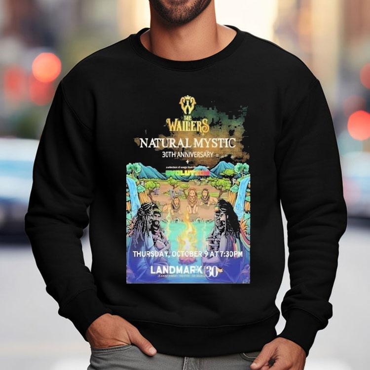 The Wailers Natural Mystic 30th Anniversary Oct 9 2025 Washington Ny Shirt The Wailers Natural Mystic 30th Anniversary Oct 9 2025 Washington Ny Shirt