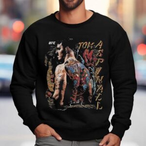Tom Aspinall Grunge Tattoo Sweatshirt