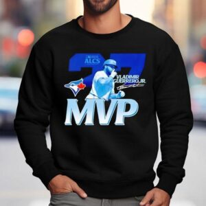 Toronto Blue Jays Vladimir Guerrero Jr Mvp American League Champions Signature Shirt 3 Toronto Blue Jays Vladimir Guerrero Jr Mvp American League Champions Signature Sweatshirt